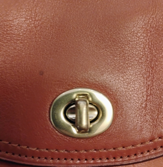 Coach Legacy Brown Leather Mini Saddle Bag - Picture 2 of 7